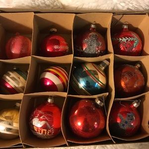 Vintage Christmas ornaments